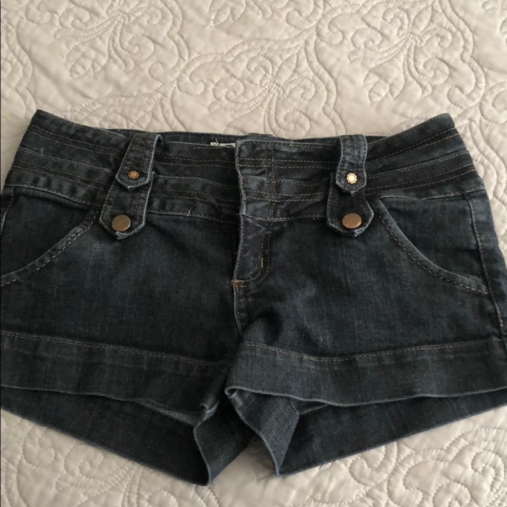 Blue jean shorts